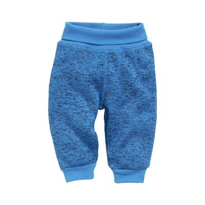 Playshoes Schnizler babybroekje fleece Blauw Melange-92