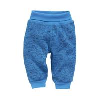 Playshoes Schnizler babybroekje fleece Blauw Melange-92 - thumbnail
