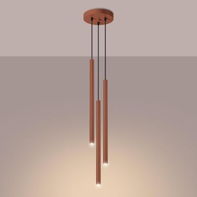 Hanglamp PASTELO 3P rood oker