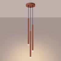 Hanglamp PASTELO 3P rood oker - thumbnail