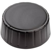 Mentor 4335.6000 Draaiknop Zwart (Ø x h) 48 mm x 19 mm 1 stuk(s) - thumbnail