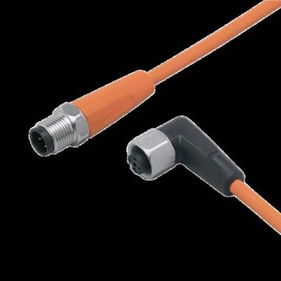 ifm Electronic EVT038 Verbindingskabel Aantal polen (sensoren): 3, 5 Stekker, recht, Bus, haaks 5 m 1 stuk(s)
