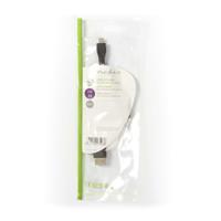 USB 2.0-Kabel | Micro-B Male - A Female | 0,2 m | Zwart - thumbnail