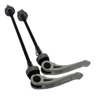 VWP snelspanner set voor en achter zilver - thumbnail