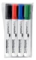 Legamaster whiteboardmarker TZ 100, etui met 4 stuks in geassorteerde kleuren - thumbnail
