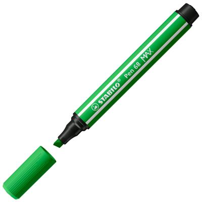 STABILO pen 68 max - viltstift met dikke beitelpunt - loofgroen