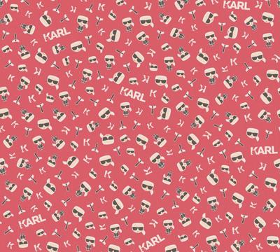 AS Creation Karl Lagerfeld rood behang | 378435