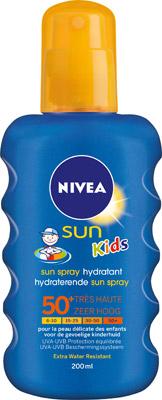 Nivea Sun Kids Hydraterende Zonnespray SPF50+ Nivea Sun Kids Hydraterende Zonnespray SPF50+