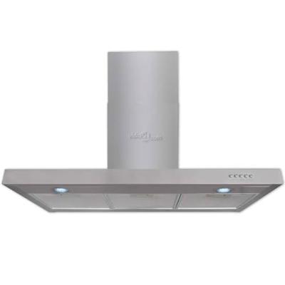 Afzuigkap plat 900 mm roestvrij staal