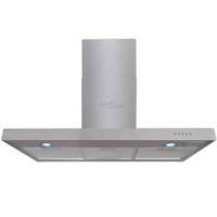 Afzuigkap plat 900 mm roestvrij staal - thumbnail