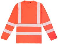 Blåkläder UV-T-Shirt lange mouw High-Vis 33851013 | High-Vis Rood | Maat XS - 7330509524138 - thumbnail