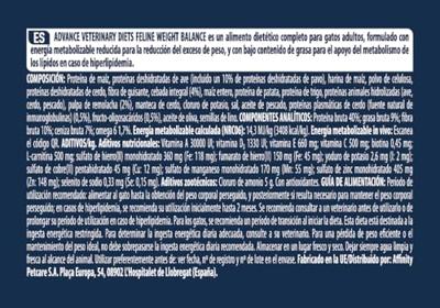 ADVANCE VETERINARY DIET CAT WEIGHT BALANCE - thumbnail