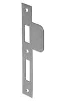 Intersteel | Sluitplaat | 175x25/44x1,5mm| dag- en nacht schoot | afgerond | rvs DIN links - thumbnail