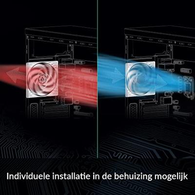 ARCTIC P14 PWM Computer behuizing Ventilator 14 cm Transparant, Wit 1 stuk(s)