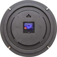 NeXtime NE-3157WI Wandklok Dia. 35 Cm, Bol Glas, Wit, 'Basic Dome' - thumbnail