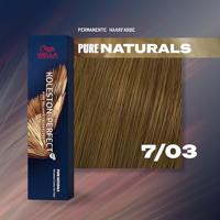 Wella Professionals Koleston Perfect Me+ Permanent Creme Colour 7/03 Medium Blond Natural Gold 60ml - thumbnail