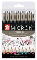 Fineliner sakura pigma micron ass kleur | 6 stuks - thumbnail