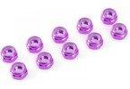 Zelfborgende zeskantmoer M5 "Paars", Aluminium (10st) - thumbnail