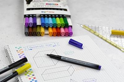 Fineliner pentel pointliner s40-b fijn rood