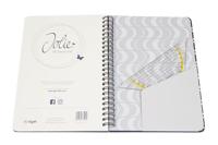 Sigel SI-SY555 Notitieboek Jolie Moonlights Melody A5 met Spiraal 120 Pagina's - thumbnail