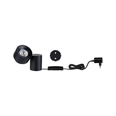 Paulmann Pane 79781 LED-tafellamp LED 3 W Zwart Paulmann Pane 79781 LED-tafellamp LED 3 W Zwart