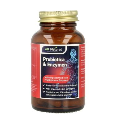 All Natural Probiotica Enzymen Capsules All Natural Probiotica Enzymen Capsules