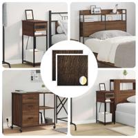 Zelfklevende Schroefhoes 2 pcs Bruin Eiken 20 x 0,5 mm - thumbnail