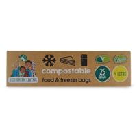 Eco Green Living Composteerbare diepvrieszakken 4 liter - 25 stuks - thumbnail