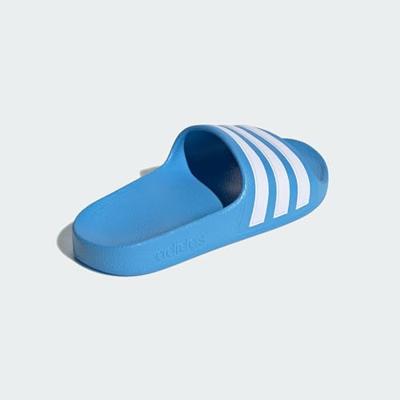adidas Adilette Aqua Slippers Kids Lichtblauw Wit