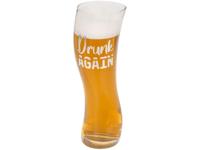 Drunk Again scheef bierglas - thumbnail