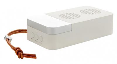 XD Xclusive speaker Aria bluetooth 14 cm ABS/PU/alu wit 2 delig XD Xclusive speaker Aria bluetooth 14 cm ABS/PU/alu wit 2 delig