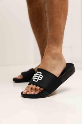 Black Bananas Monogram Slides Slippers Zwart - Maat 40 - Kleur: Zwart | Soccerfanshop