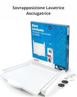 Salora SKDT200W Wasmachine Tussenstuk 60x60 cm Wit - thumbnail