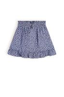 NoBell Meisjes spijker rokje - Ninez - Satijn blauw - thumbnail