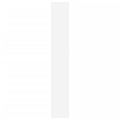 Kamerscherm / boekenkast 67x25x161,5 cm bewerkt hout wit