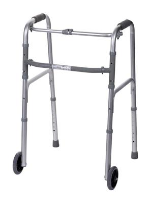 Aluminium revalidatie looprek met drie functies