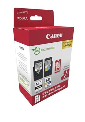 Canon Inktcartridge PG-540L+CL-541XL Origineel Combipack Zwart, Kleur 5224B012 - thumbnail