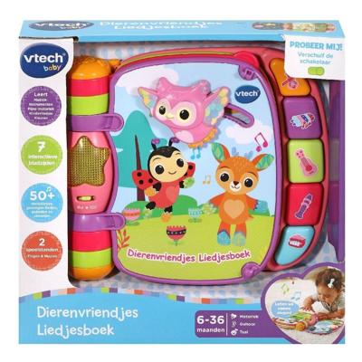VTech Dierenvriend Liedjesboek + Licht en Geluid Roze VTech Dierenvriend Liedjesboek + Licht en Geluid Roze