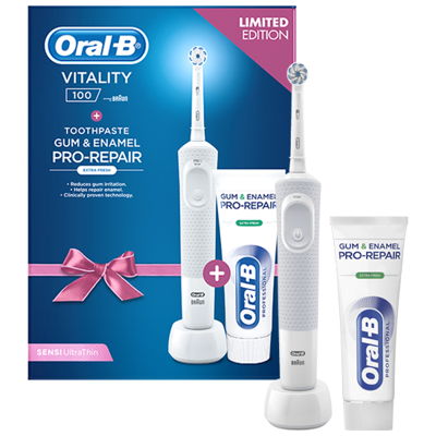 Oral-B Vitality 100 White Limited Edition Oral-B Vitality 100 White Limited Edition