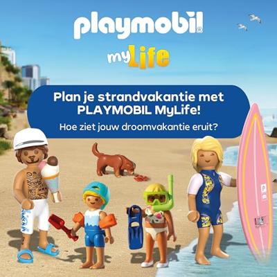 Playmobil® My Life ijscowagen met surfshop - thumbnail