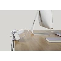 SpeaKa Professional SP-PSH-001 SP-13403152 Klemhouder voor stekkerdozen Universeel Wit 1 stuk(s) - thumbnail