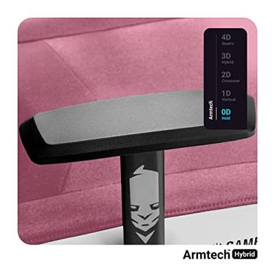 DIABLO X-GAMER gamestoel roze en wit