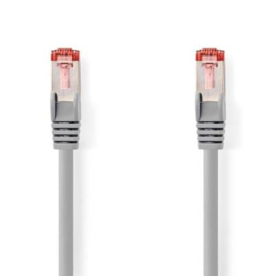 Nedis CAT6 Netwerkkabel | RJ45 Male | RJ45 Male | S/FTP | 1.00 m | Rond | LSZH | Grijs | Label - CCGL85221GY10