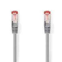 Nedis CAT6 Netwerkkabel | RJ45 Male | RJ45 Male | S/FTP | 1.00 m | Rond | LSZH | Grijs | Label - CCGL85221GY10 - thumbnail