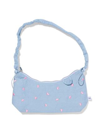 HEMA Schoudertas denim hart