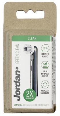 Jordan Green clean opzetborstel 2 Stuks Jordan Green clean opzetborstel 2 Stuks