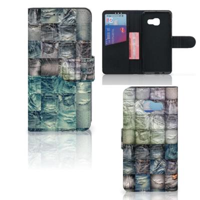Wallet Case met Pasjes Samsung Galaxy A3 2017 Spijkerbroeken Wallet Case met Pasjes Samsung Galaxy A3 2017 Spijkerbroeken
