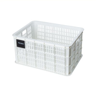 Basil fietskrat l - groot - 40 liter - wit