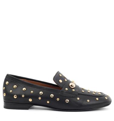 Babouche Tilly dames loafers black Leer Dames