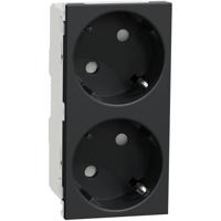 Schneider Electric NU306654 Dubbele contactdoos 10 stuk(s) - thumbnail